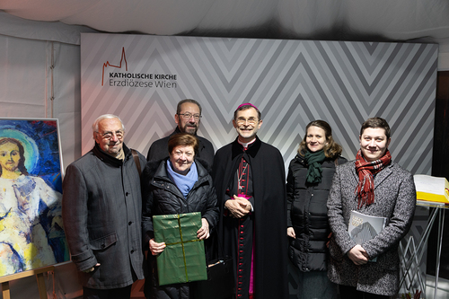 Gratulationsschlange / Erzdiözese Wien/ Schönlaub, Stephan Schönlaub