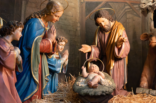 Krippe in der Pfarre Maria am Gestade / Erzdiözese Wien/ Schönlaub Krippe in der Pfarre Maria am Gestade